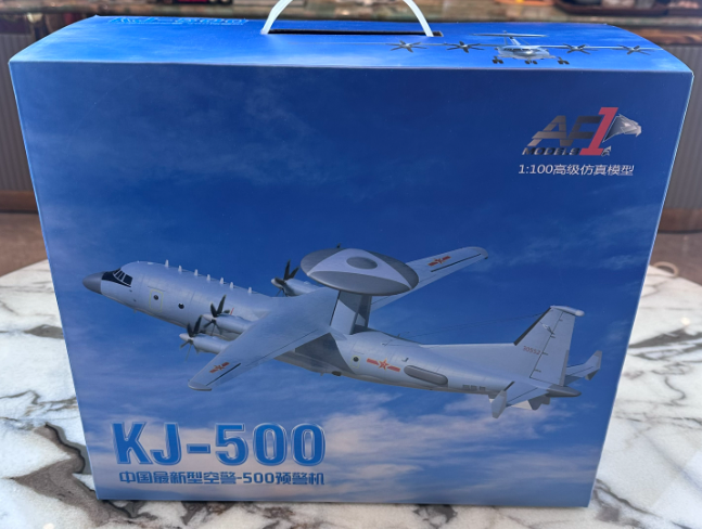 空警500 1:100 实心合金仿真飞机模型预警机静态航模摆件中航 - 第1张