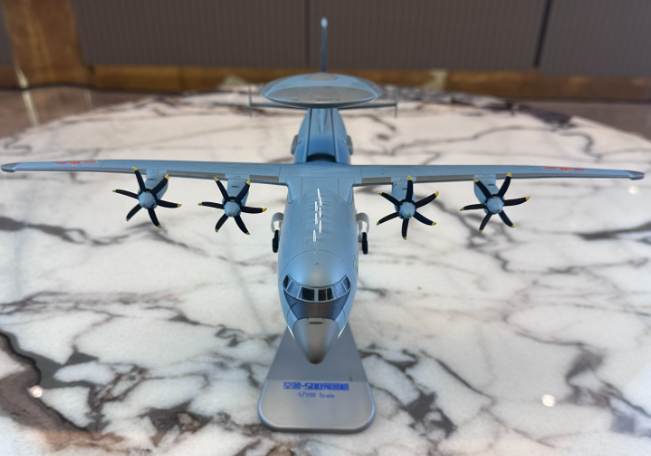 空警500 1:100 实心合金仿真飞机模型预警机静态航模摆件中航 - 第4张