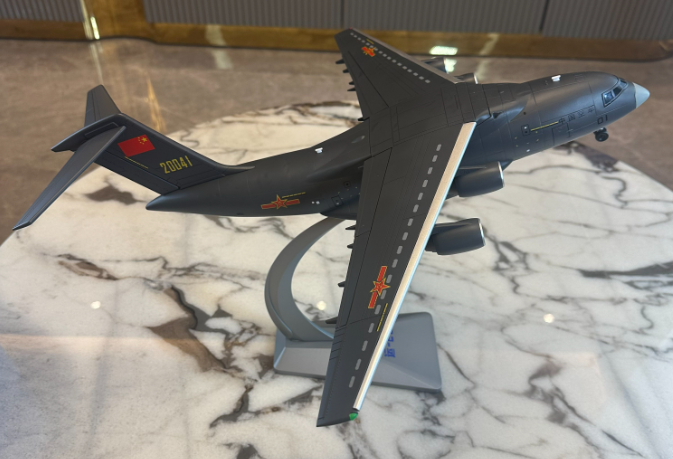 运20 鲲鹏 1:100 实心合金仿真飞机模型运输机静态航模摆件中航 - 第2张