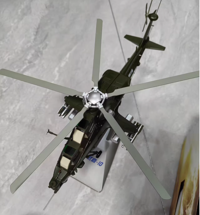 武直10 1:48 实心合金仿真飞机模型直升机静态航模摆件中航 - 第3张