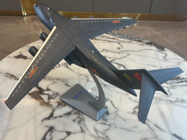 运20 鲲鹏 1:100 实心合金仿真飞机模型运输机静态航模摆件中航 - 第3张